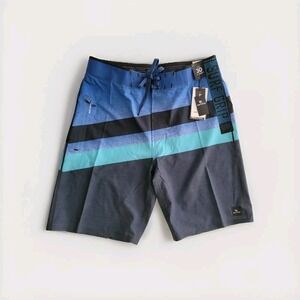 Rip Curl Mens Sz 30 Mirage Revert Ultimate Blue Board Shorts Surf Grip $84